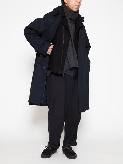 CJ046 - CORONA・Up Duster Coat RB21 / High Density Chambray Gabardine - Midnight Navy