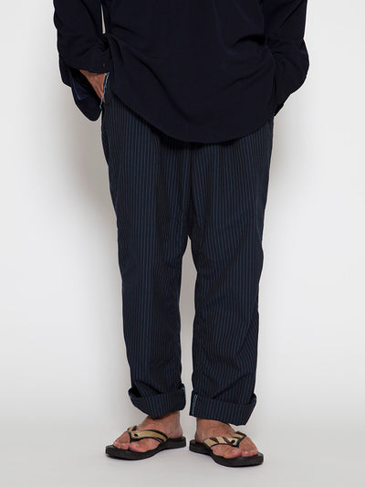 CP026 - CORONA・2T Desert Slacks / TR Oxford - Navy Stripe