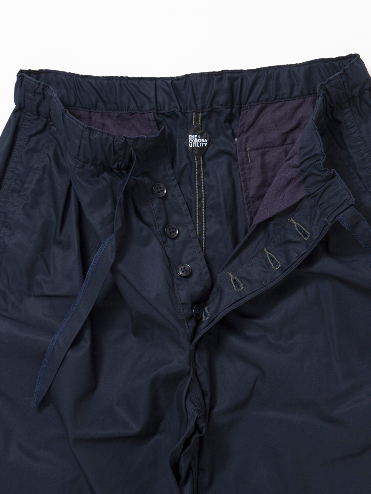 CP026E - CORONA・2T Desert Slacks / High Density Cotton Gabardine - Midnight Navy