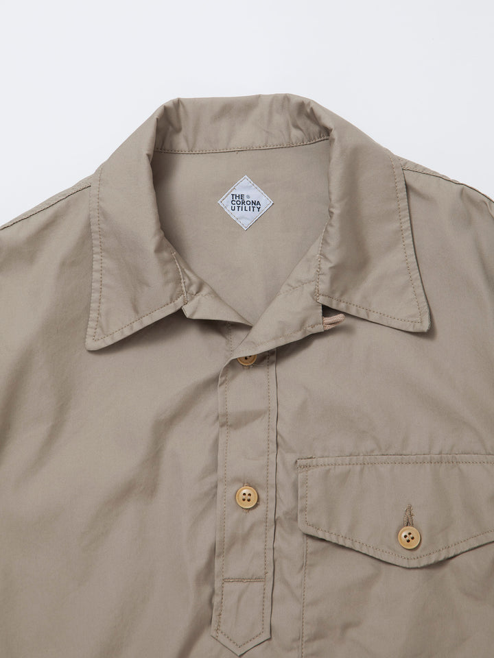 CS008・Utility Pullover Stream Shirt / USMC M-51 NYCO Blocks - Beige