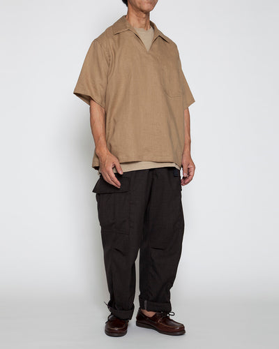 THE CORONA UTILITY・Utility Sailor Short Sleeve Jacket / Khaki