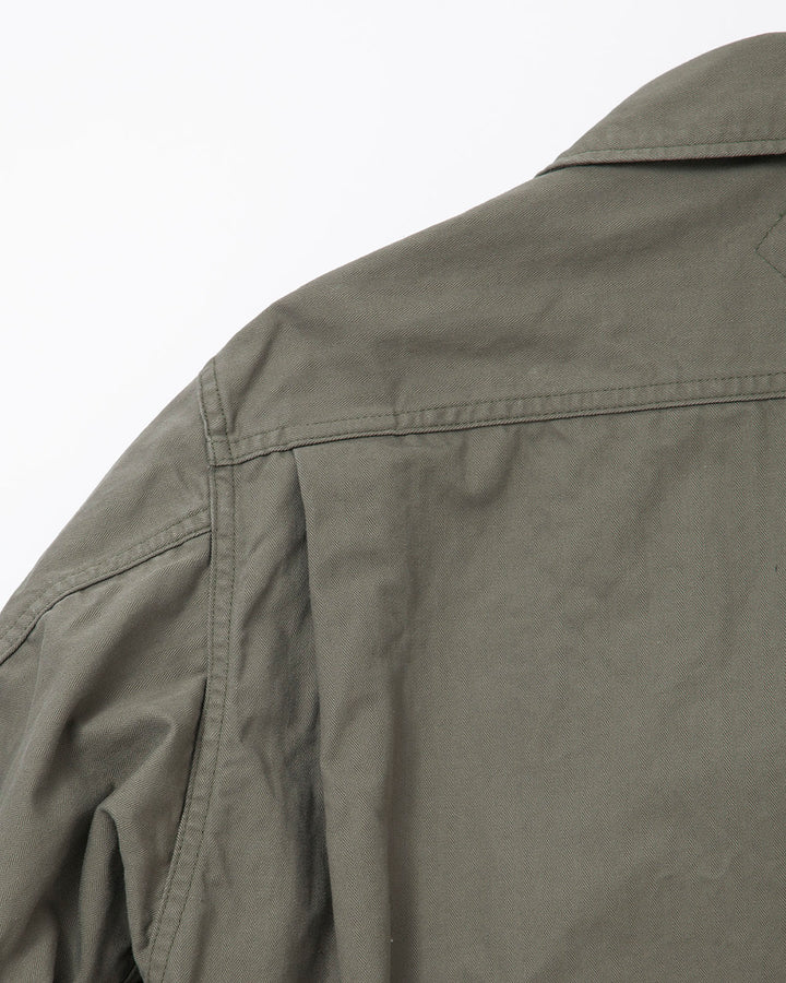 CS022・Navy Utility Jac Shirt / Olive Green