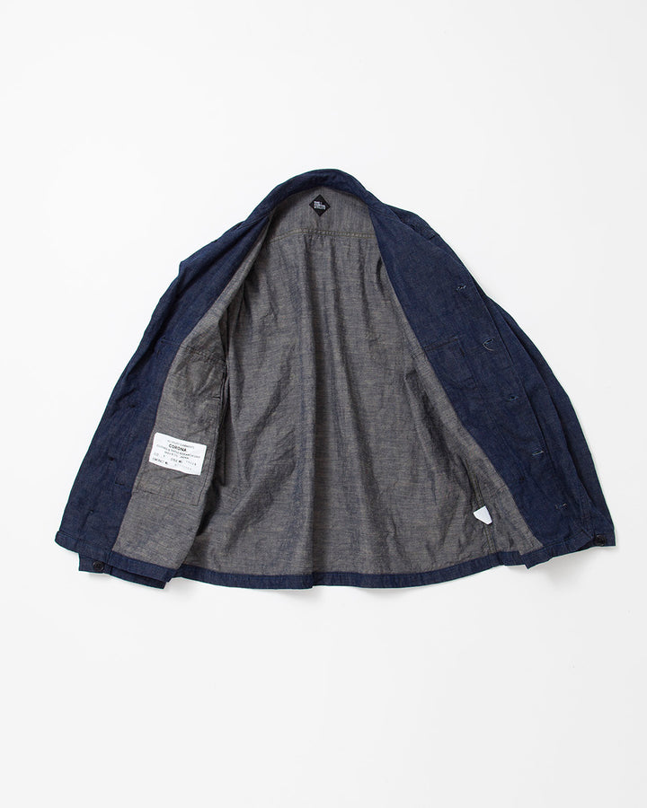 CS022・Navy Utility Jac Shirt / Indigo Denim