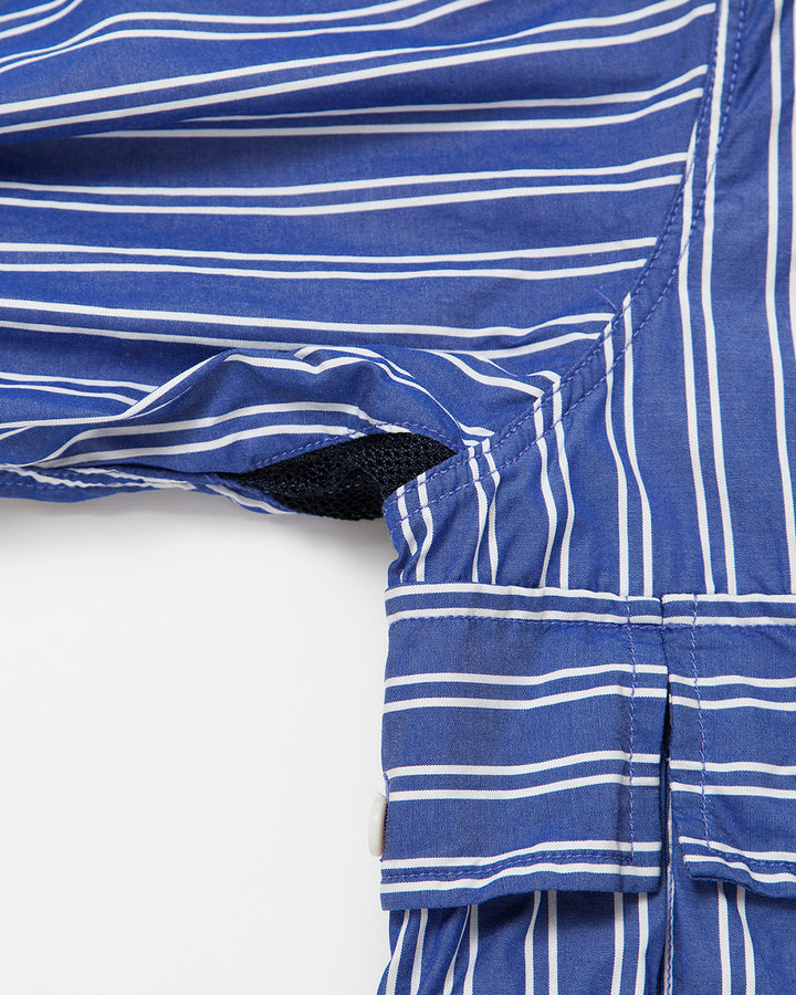 CS081・Hunter Hiker Jac Shirt / Blue × White