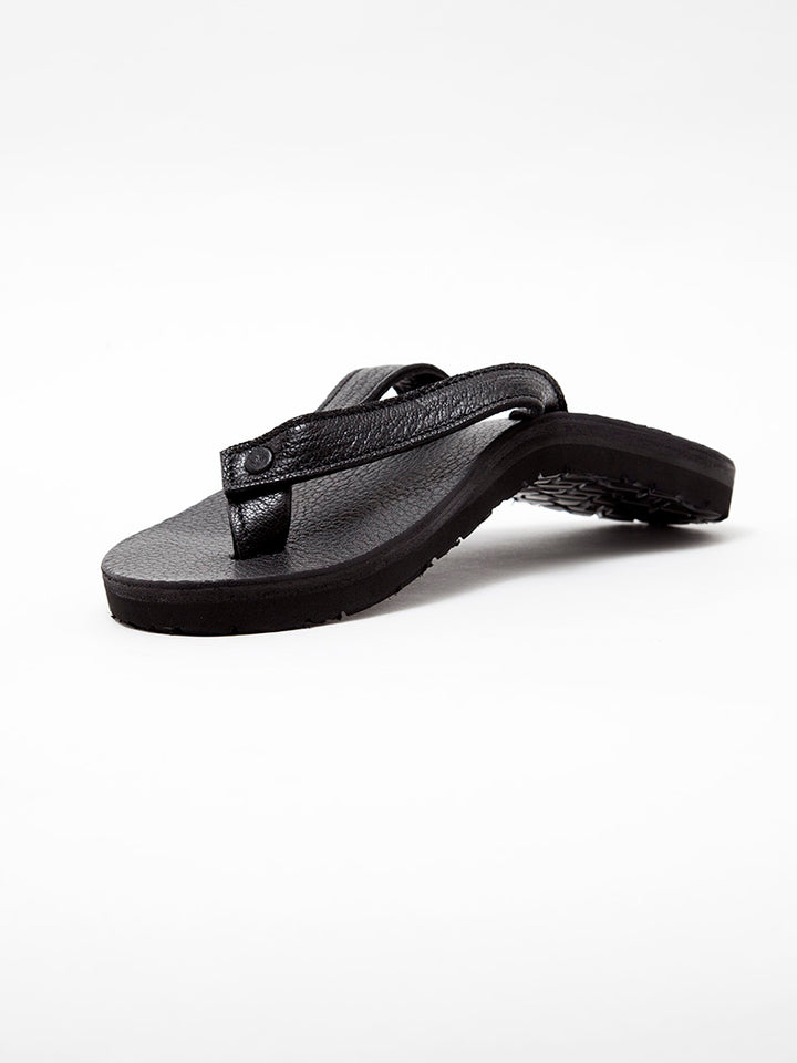 NAKAMURA SHOES × THE CORONA UTILITY - CZ002・Black Goat Leather Sandals