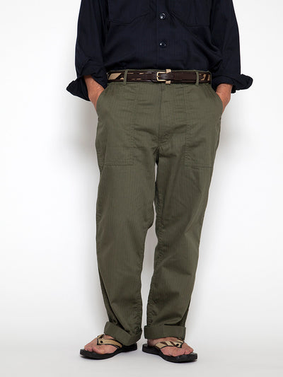 FP001 - FATIGUE SLACKS "UTILITY SLACKS" / Cotton H.B.T - OD