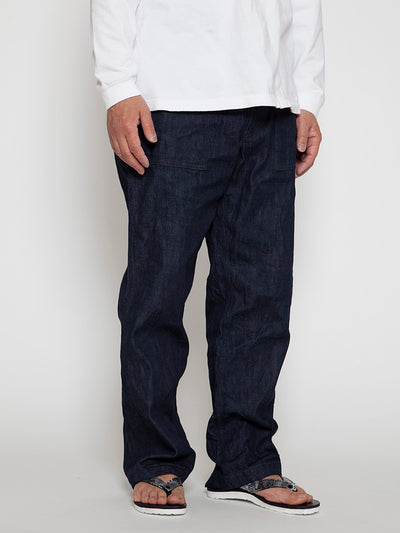 FP001 - FATIGUE SLACKS "UTILITY SLACKS" / 8.5oz Denim - Indigo