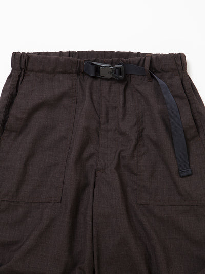 FP005E - FATIGUE SLACKS "AGGRESSOR EASY SLACKS" / Wool Tropical Cloth - Brown