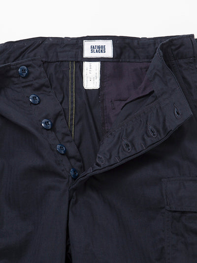 FP006 - FATIGUE SLACKS "JUNGLE SLACKS" / Cotton H.B.T - Navy