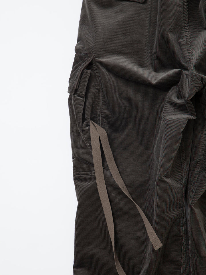 FP006E・"JUNGLE EASY SLACKS" / Stretch Corduroy - Olive Green