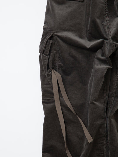 FP006E - FATIGUE SLACKS "JUNGLE EASY SLACKS" / Stretch Corduroy - Olive Green
