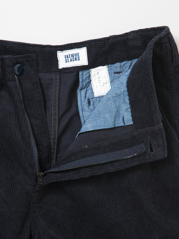 FATIGUE SLACKS - FP010・"DESERT SLACKS" / Cotton Corduroy - Midnight Navy