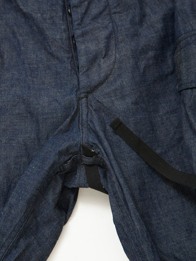 FP013 - FATIGUE SLACKS "VIETNAM SLACKS" / 8.5oz High Density Indigo Denim