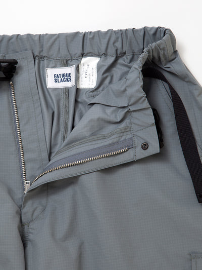 FP014E - FATIGUE SLACKS "TIGER EASY SHORT SLACKS" / Polyester Ripstop - Light Grey