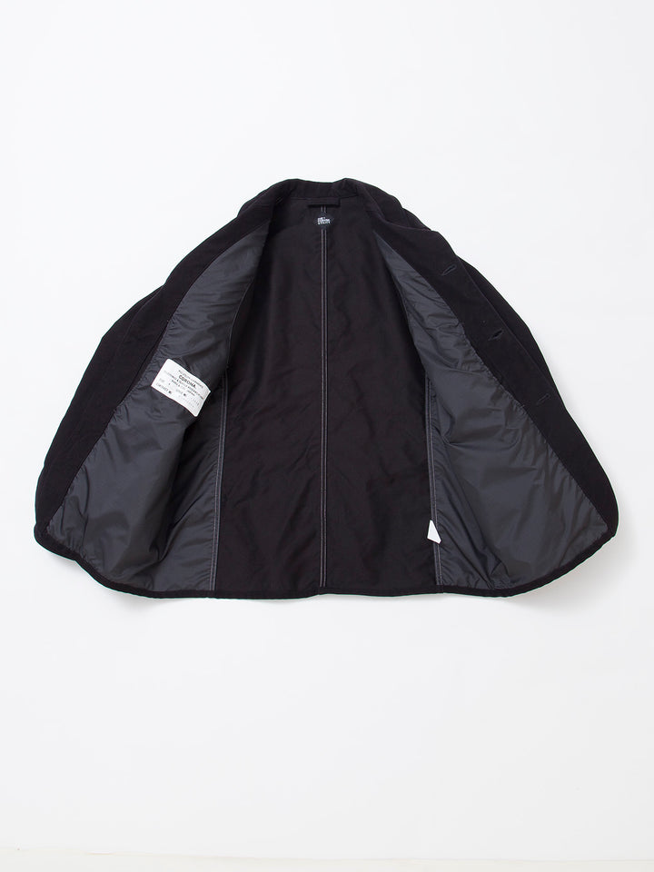 CJ002・Utility Work Coat / Cotton Moleskin / Black