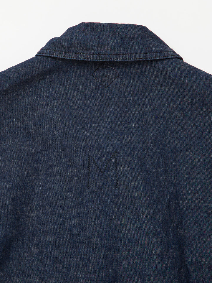 CJ004・Utility Navy Jumper / High Density Indigo Denim