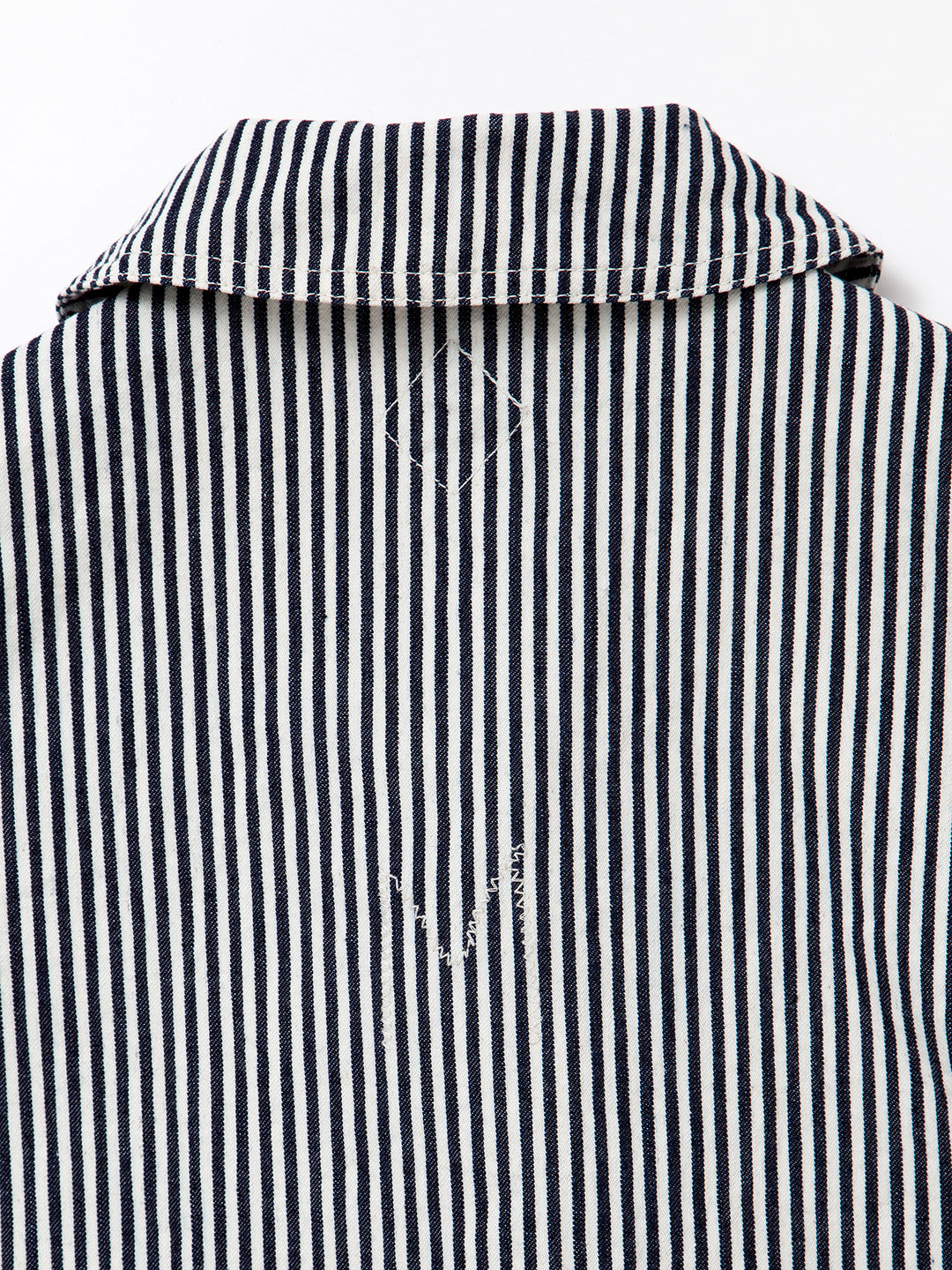 CJ004・Utility Navy Jumper / High Density Hickory Stripe - Indigo×Natural