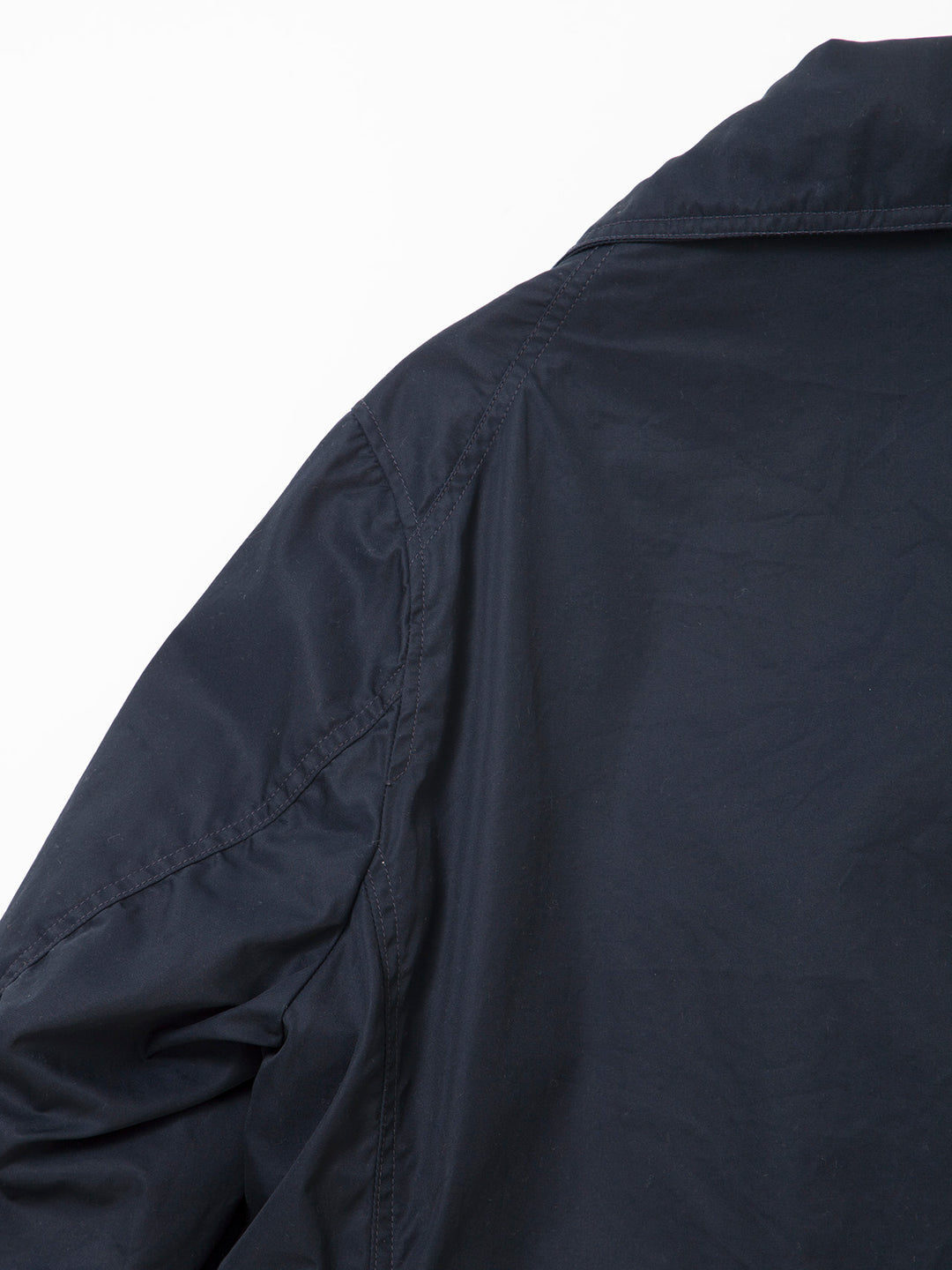 CJ009・Utility Mackinaw Coat / High Density Cotton Gabardine - Midnight Navy
