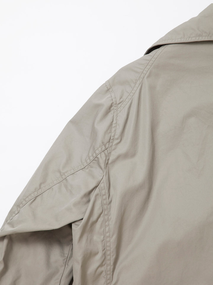 CJ009・Utility Mackinaw Coat / High Density Cotton Gabardine - Sand Beige