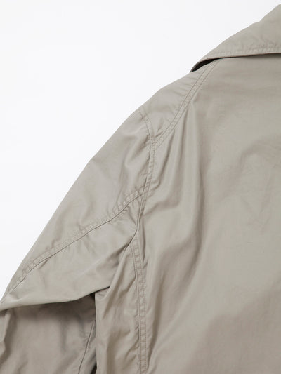 CJ009 - CORONA・Utility Mackinaw Coat / High Density Cotton Gabardine - Sand Beige