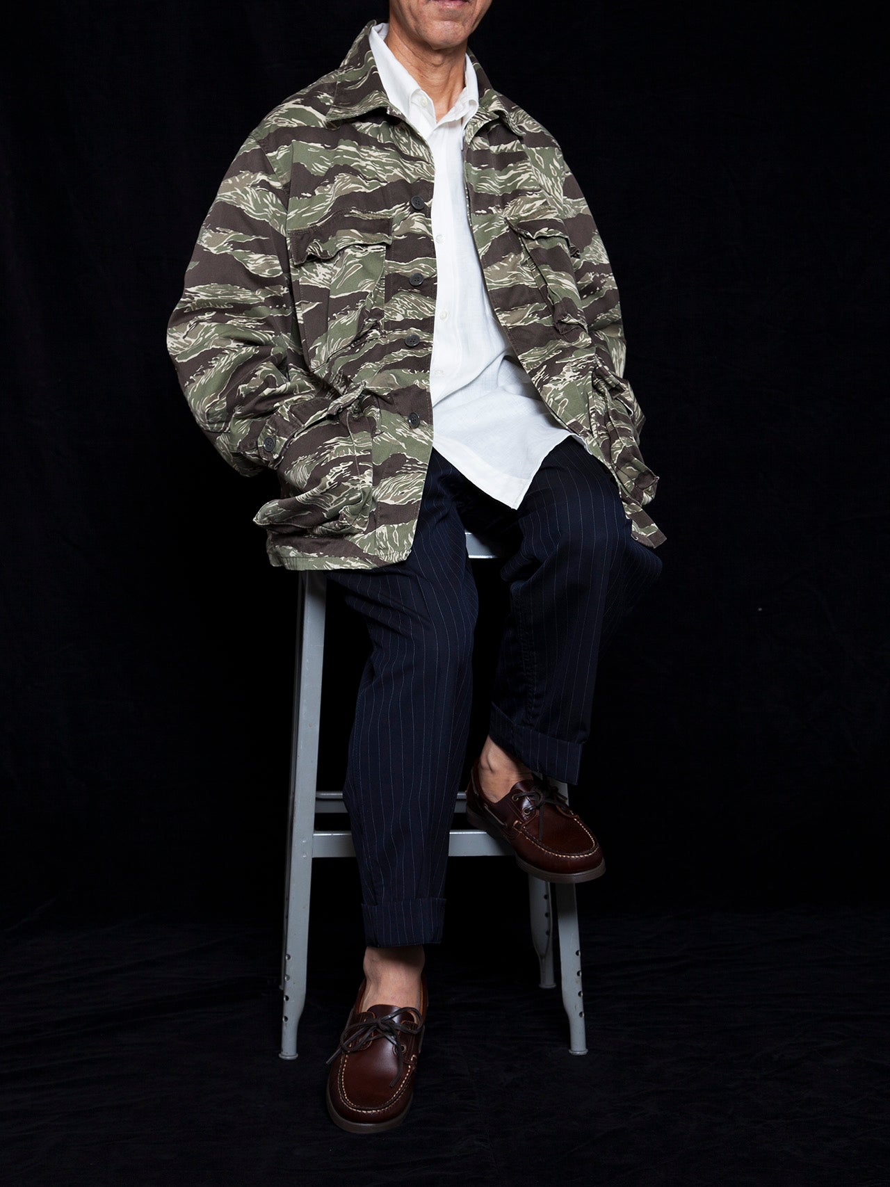 THE CORONA UTILITY・B.D.U Jacket / Tiger Stripe・Combat Fatigue Pattern Twill w/Special Bio Wash