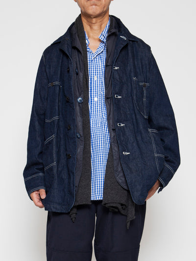 CJ043 - CORONA・Myrtle Work Coat / 10oz Indigo Denim