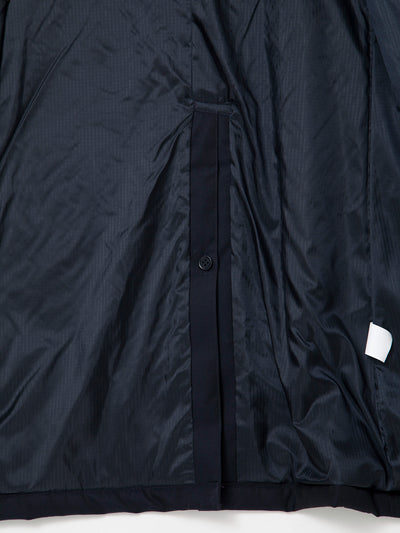 CJ046 - CORONA・Up Duster Coat RB21 / High Density Chambray Gabardine - Midnight Navy