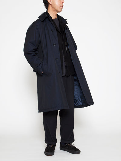 CJ046 - CORONA・Up Duster Coat RB21 / High Density Chambray Gabardine - Midnight Navy