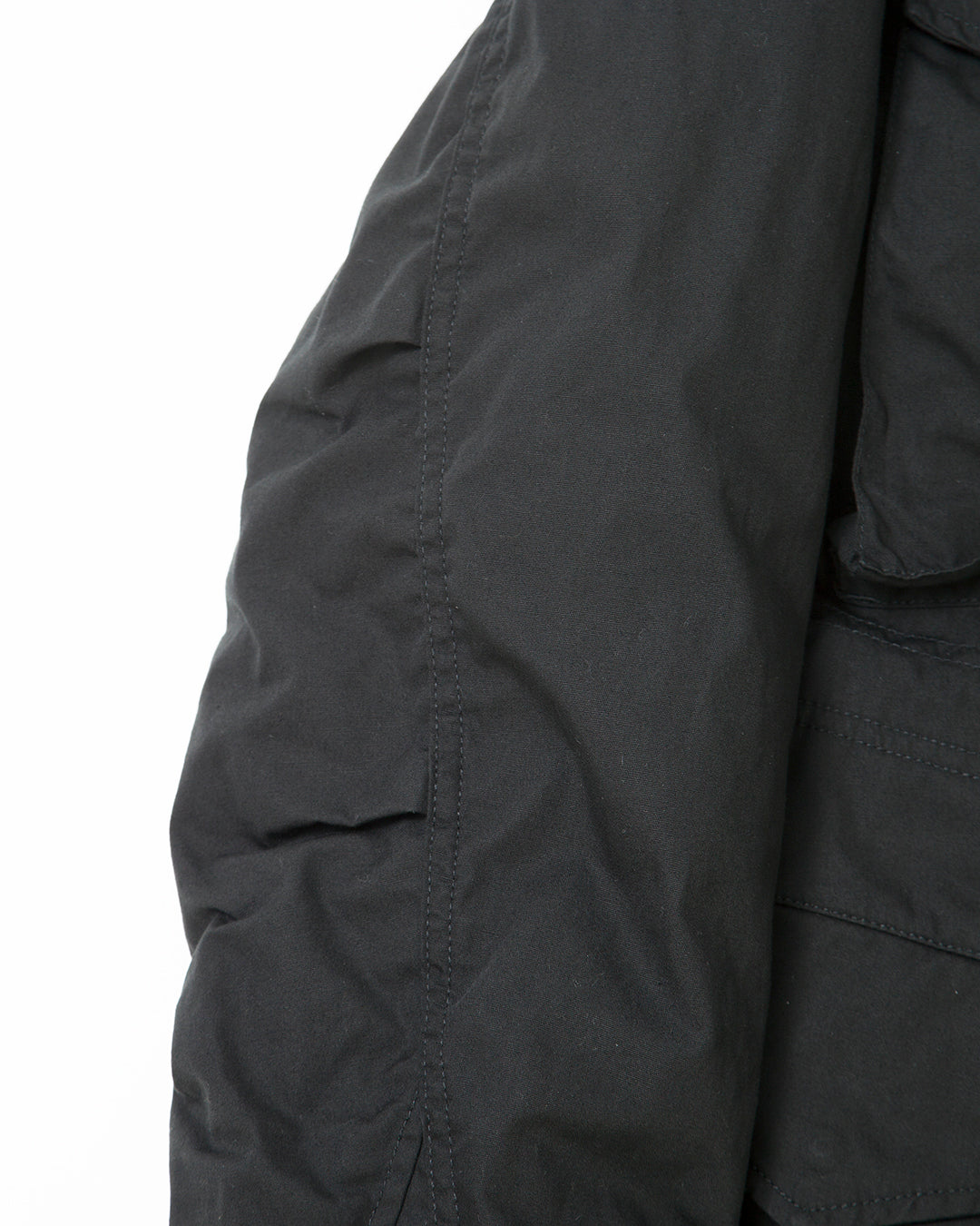 CJ112 - A-1 CLOTHING × THE CORONA UTILITY・M-65 Field Jacket / GI-Poplin × POLARTEC ALPHA - Black