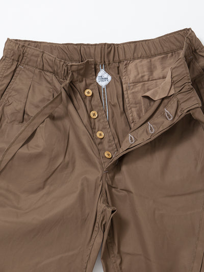 CP026E - CORONA・2T Desert Slacks / High Density Cotton Gabardine - Dark Khaki