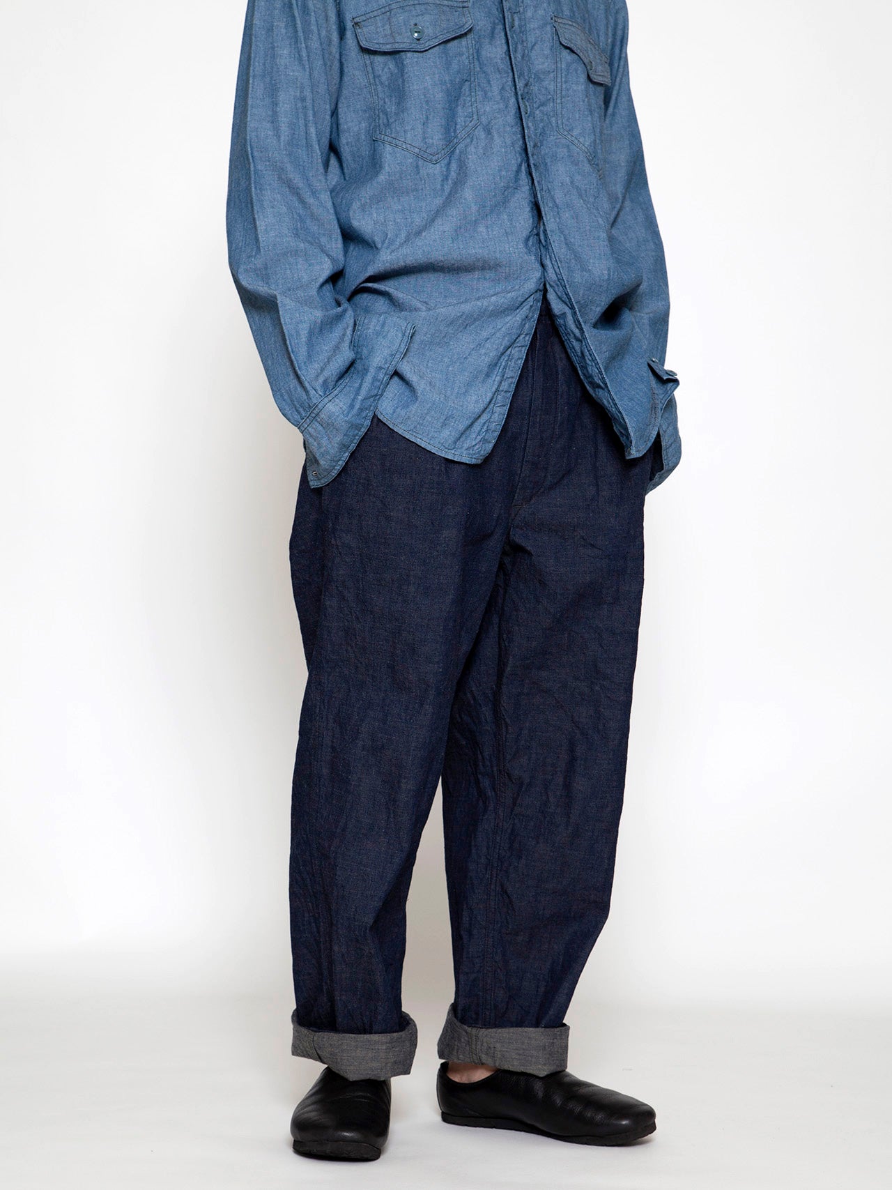 CP026E - CORONA・2T Desert Slacks / 8.5oz High Density Indigo Denim
