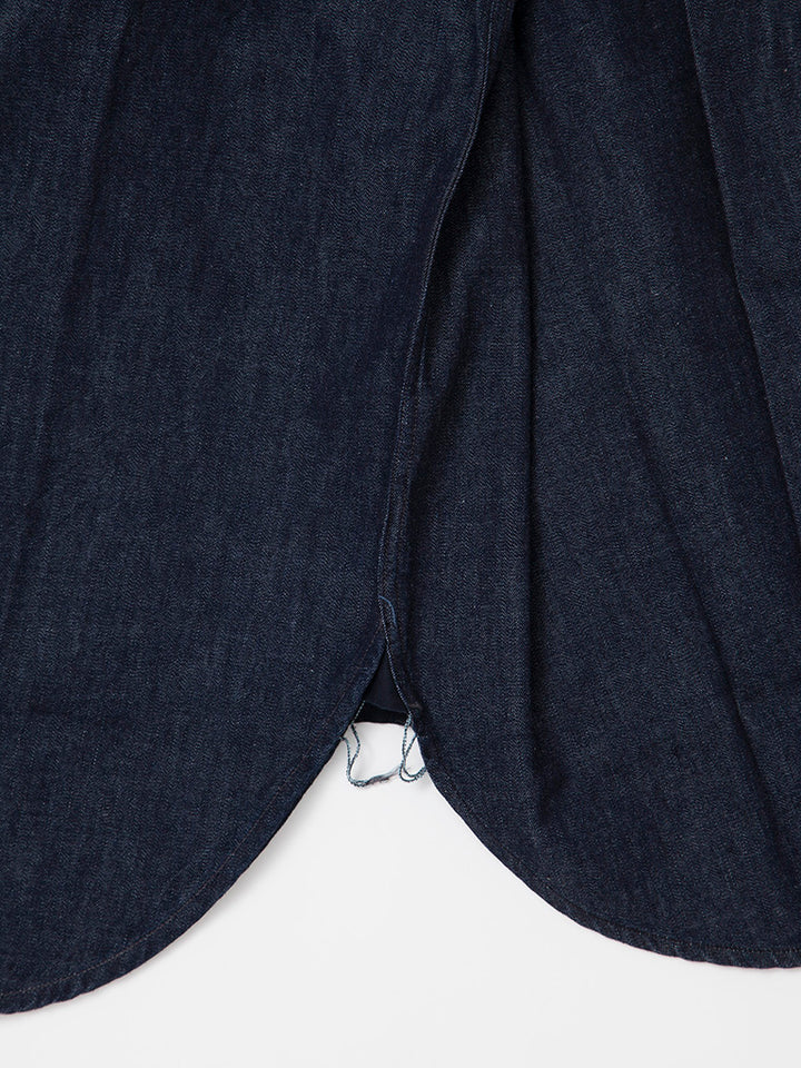 CS001・NAVY 1pocket Shirt / 6oz Denim - Indigo