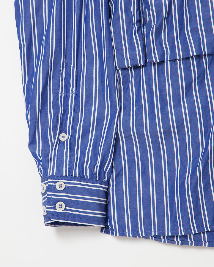 CS081・Hunter Hiker Jac Shirt / Blue × White