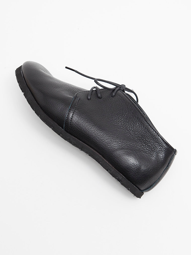 NAKAMURA SHOES × THE CORONA UTILITY - CZ011・Black Goat Skin Easy Chukka