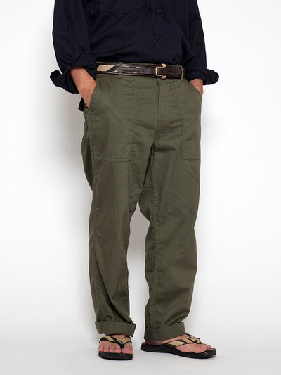FP001 - FATIGUE SLACKS "UTILITY SLACKS" / Cotton H.B.T - OD