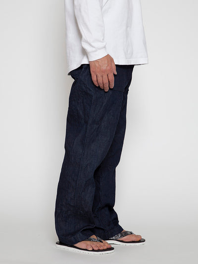 FP001 - FATIGUE SLACKS "UTILITY SLACKS" / 8.5oz Denim - Indigo