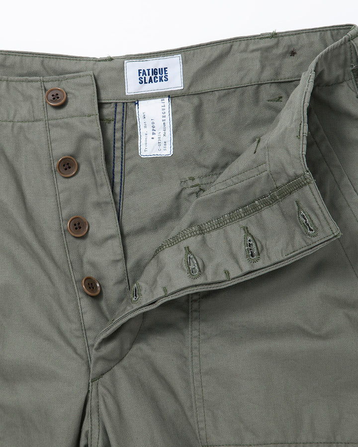 FATIGUE SLACKS - FP001・UTILITY SLACKS / Olive Green