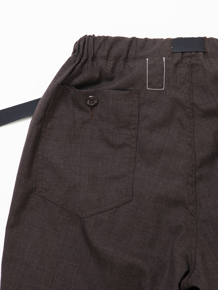 FP005E・"AGGRESSOR EASY SLACKS" / Wool Tropical Cloth - Brown