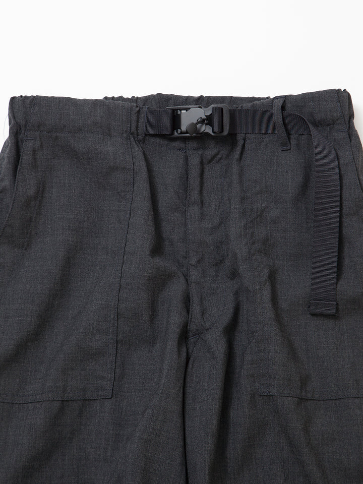 FP005E・"AGGRESSOR EASY SLACKS" / Wool Tropical Cloth - Charcoal
