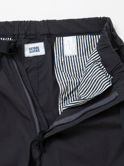 FP007E - FATIGUE SLACKS "EX-48 EASY SLACKS" / Nylon + Cotton Ripstop - Charcoal