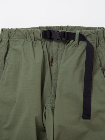 FP007E - FATIGUE SLACKS "EX-48 EASY SLACKS" / Nylon + Cotton Ripstop - Tropical Green