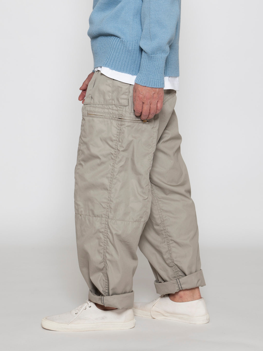 FP008・"ADVISOR SLACKS" / High Density Cotton Gabardine - Sand Beige