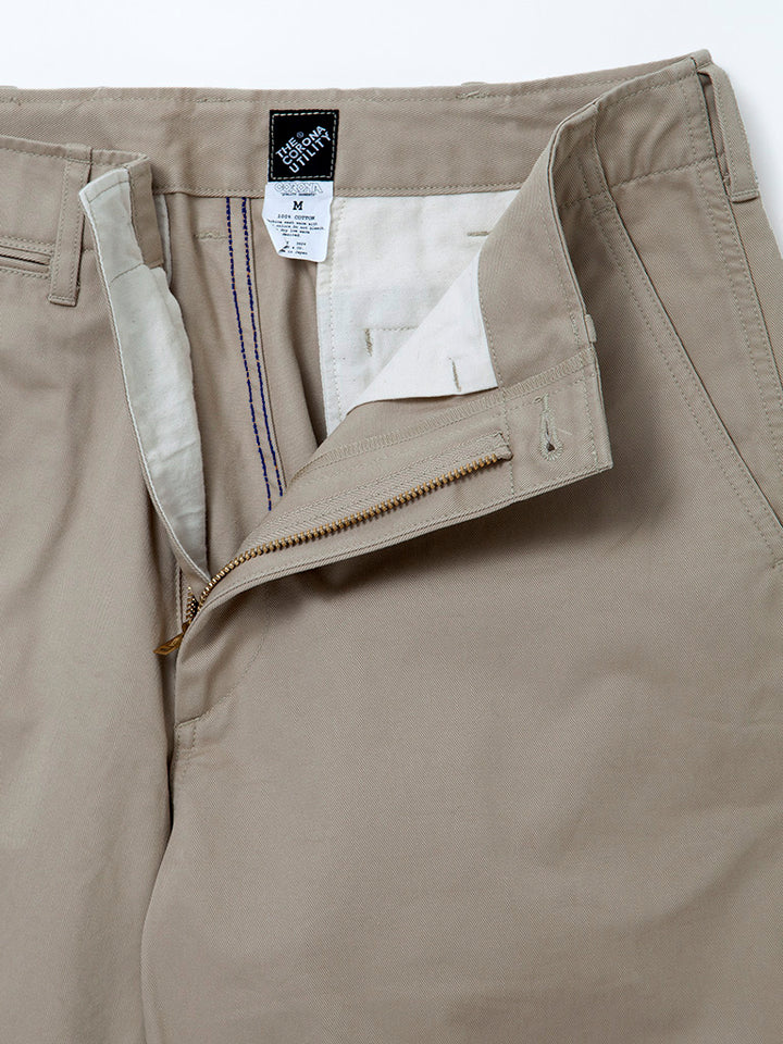 FATIGUE SLACKS - FP010・"DESERT SLACKS" / Cotton Chino Cloth - Khaki