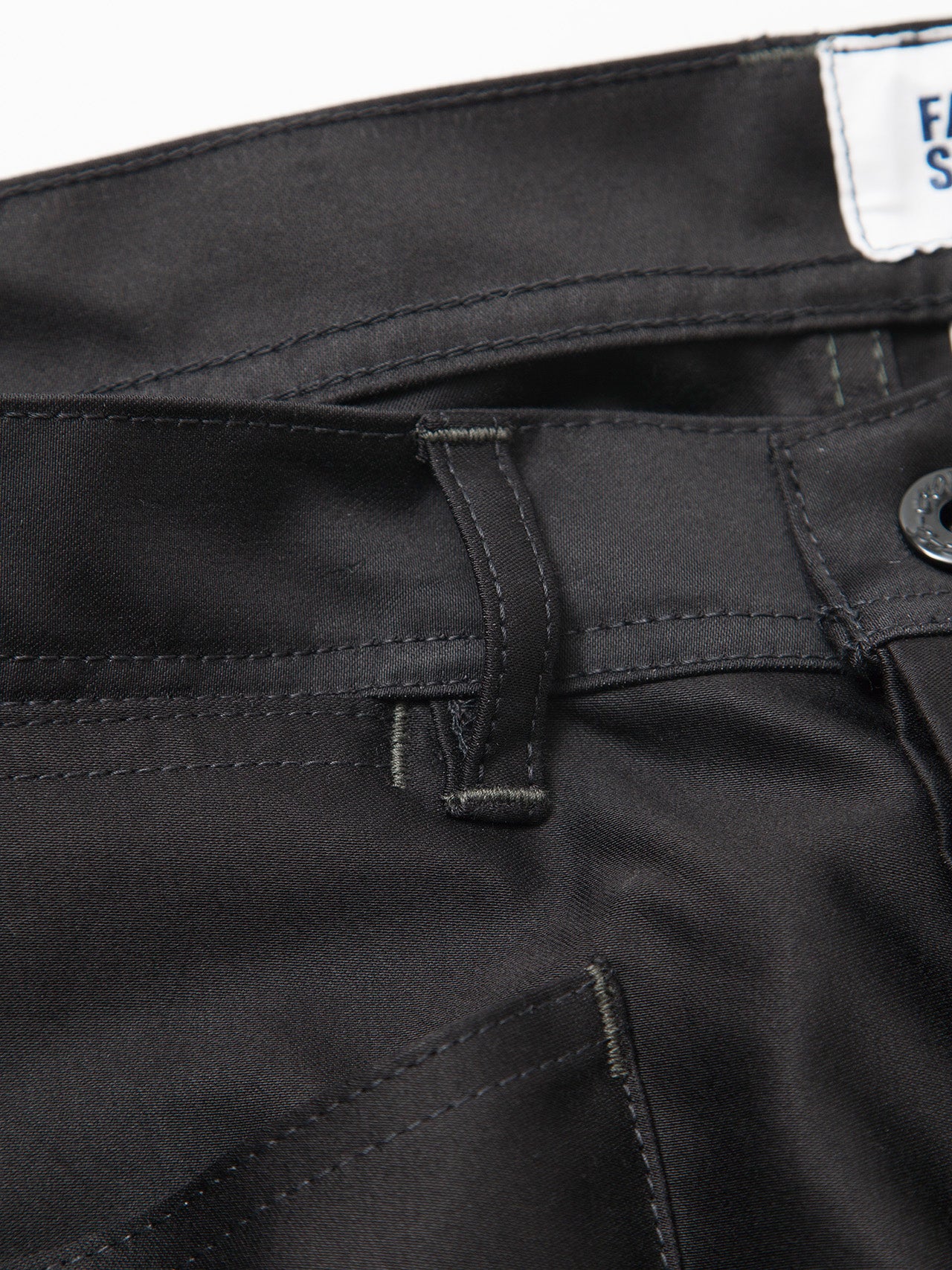 FP016 - FATIGUE SLACKS "SEAMANS SLACKS" / Giza Cotton Moleskin - Black