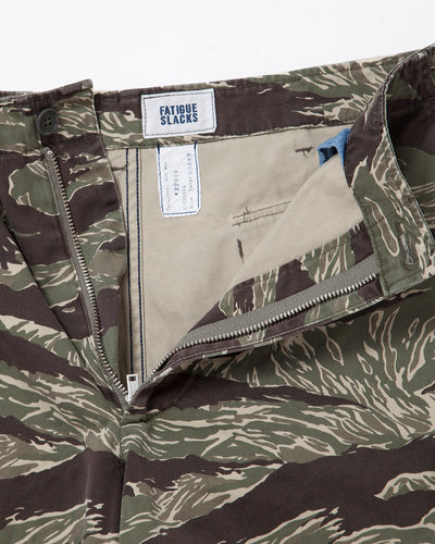 FATIGUE SLACKS - TIGER SLACKS / Tiger Stripe w/Special Bio Wash
