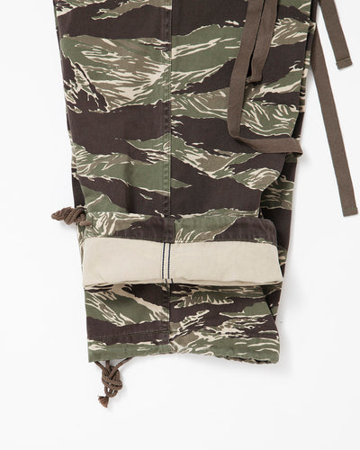 FATIGUE SLACKS - BOONIE SLACKS / Tiger Stripe w/Special Bio Wash