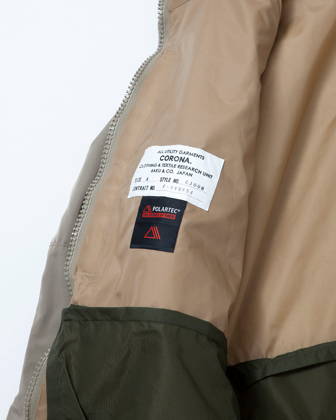 CJ008 - CORONA・G-1 Parka Coat / Ester Gabardine - Beige