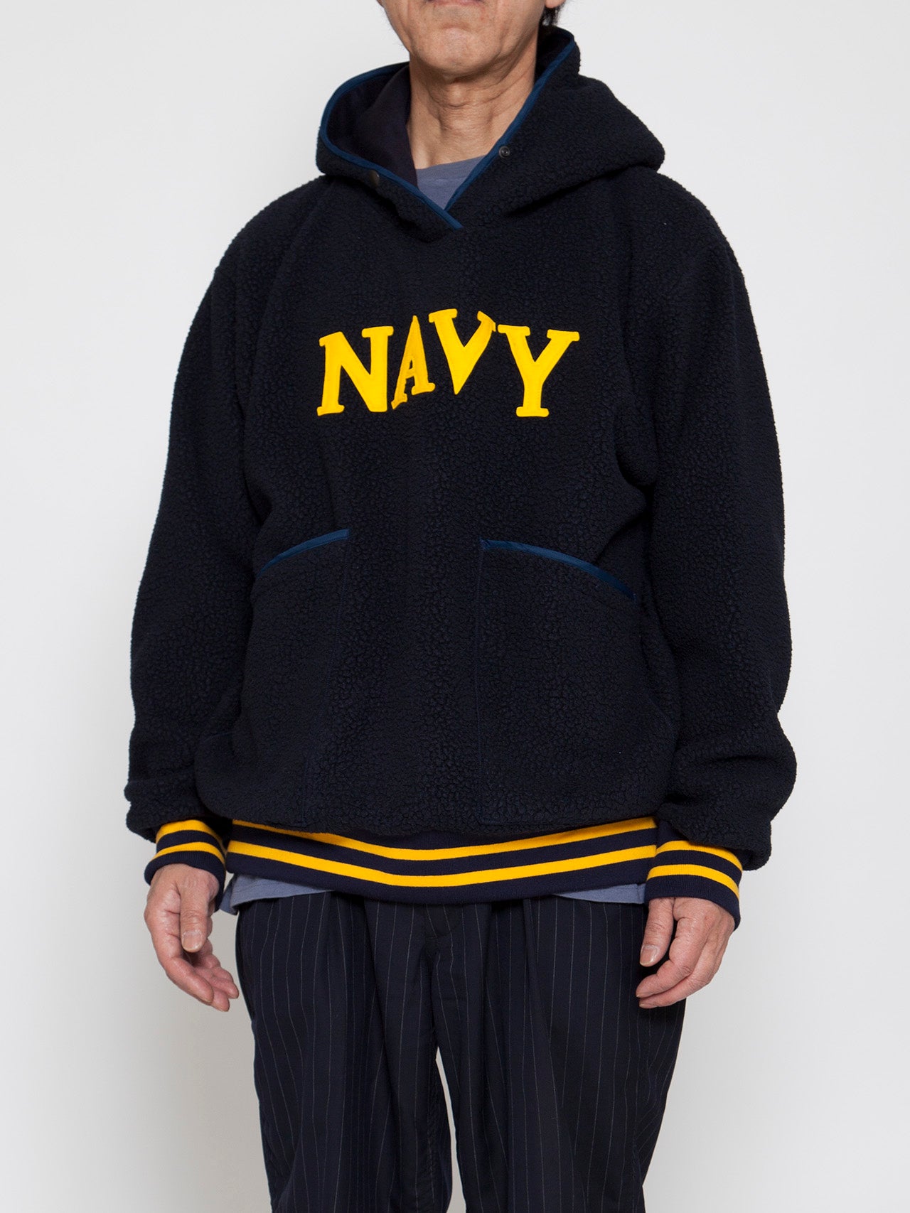 THE CORONA UTILITY・CJ013 - NAVY アスレチックパーカ / ポーラテック