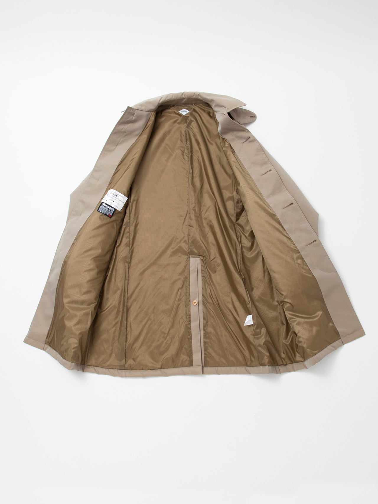CJ046 - CORONA・Up Duster Coat RB21 / High Density Chambray Gabardine - Beige