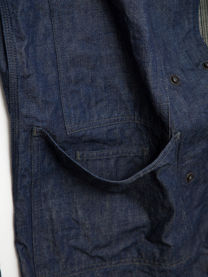 A-1 CLOTHING × THE CORONA UTILITY - CJ123A-1・Cross Town Jacket / Indigo Denim